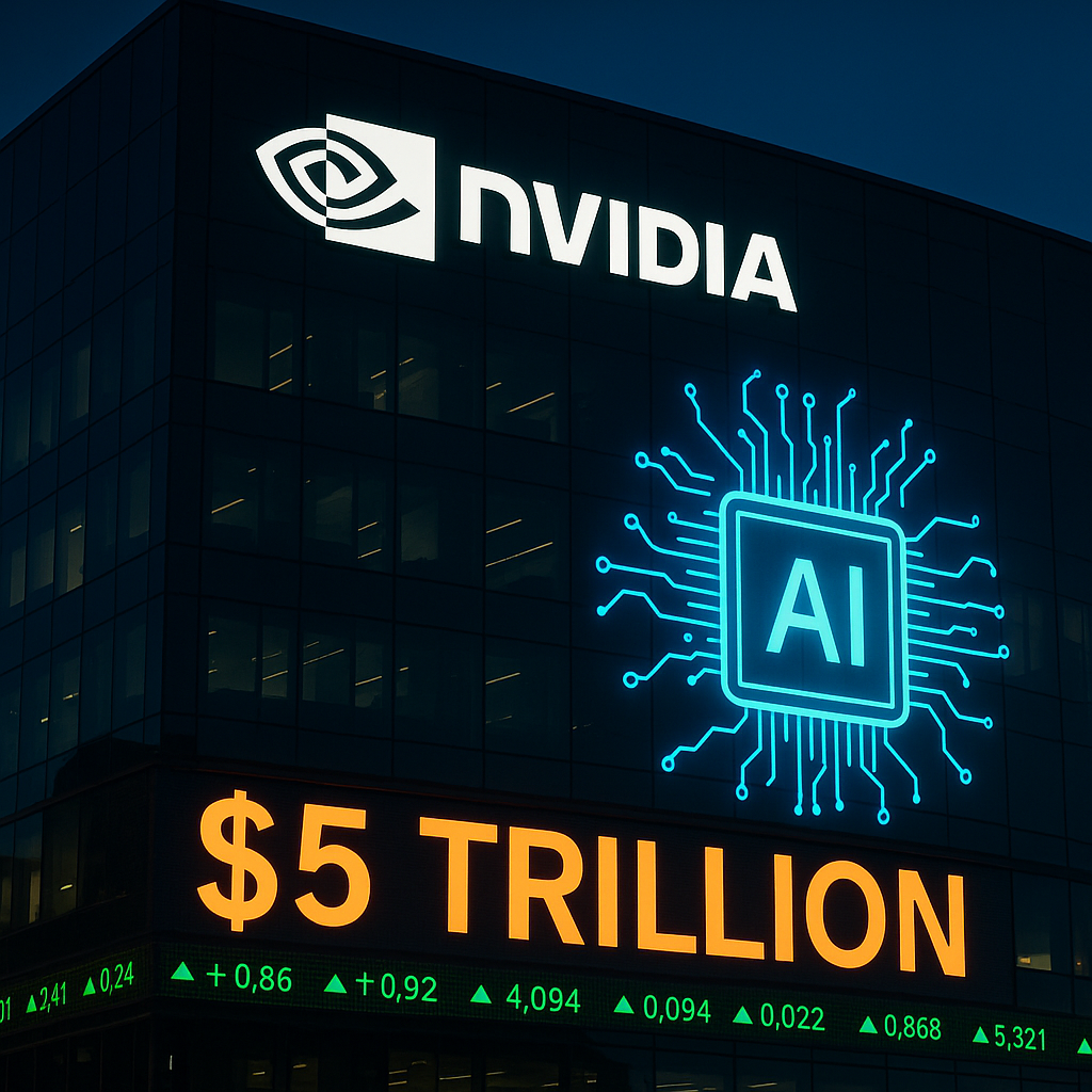 NVIDIA postaje prva kompanija vrijedna 5 biliona dolara zahvaljujući AI potražnji