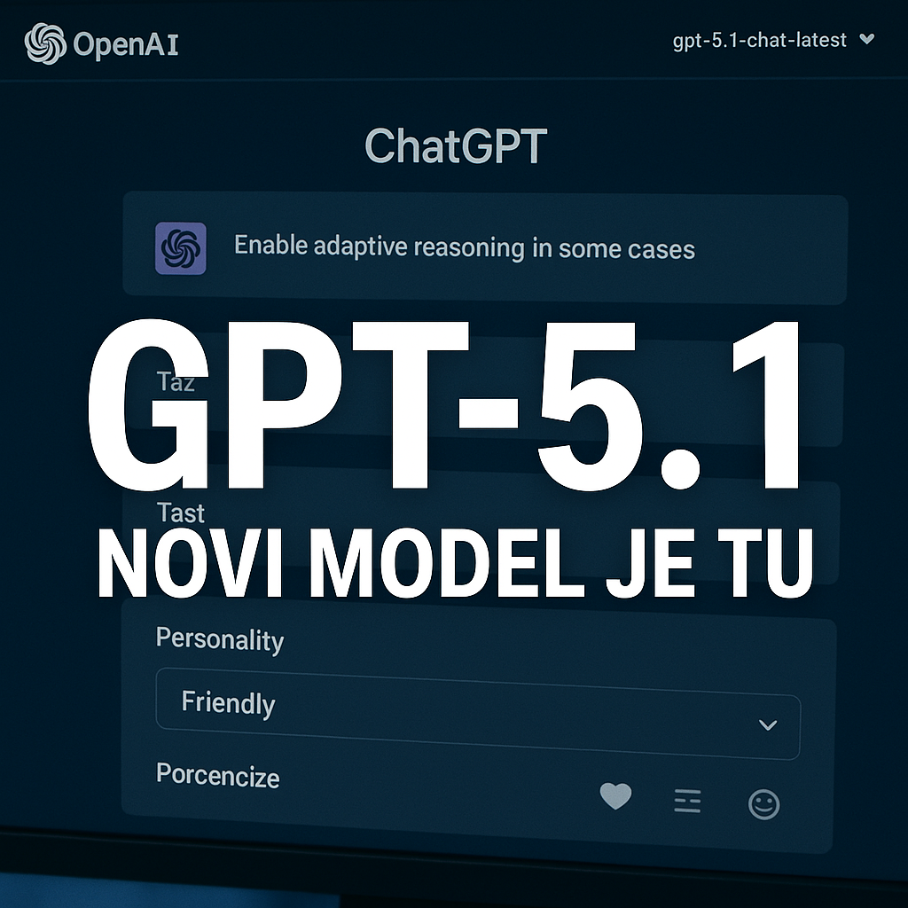 OpenAI lansirao GPT-5.1 nove opcije ličnosti mijenjaju AI iskustvo