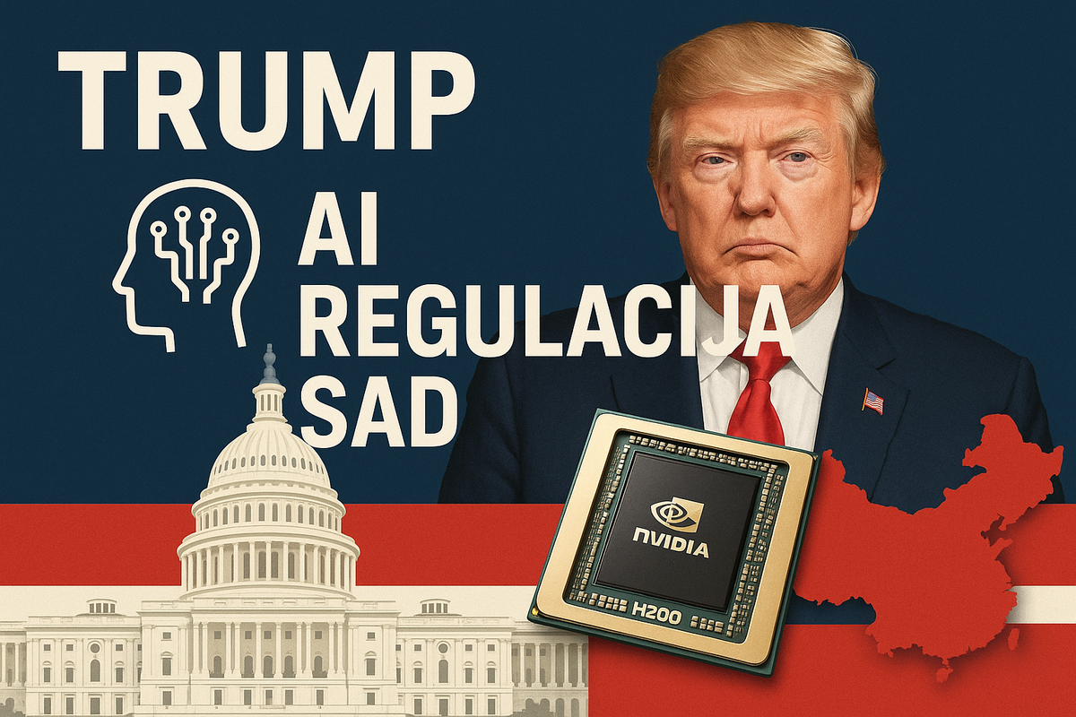 Trump najavio jedinstveno AI pravilo i otvorio izvoz NVIDIA H200 čipova