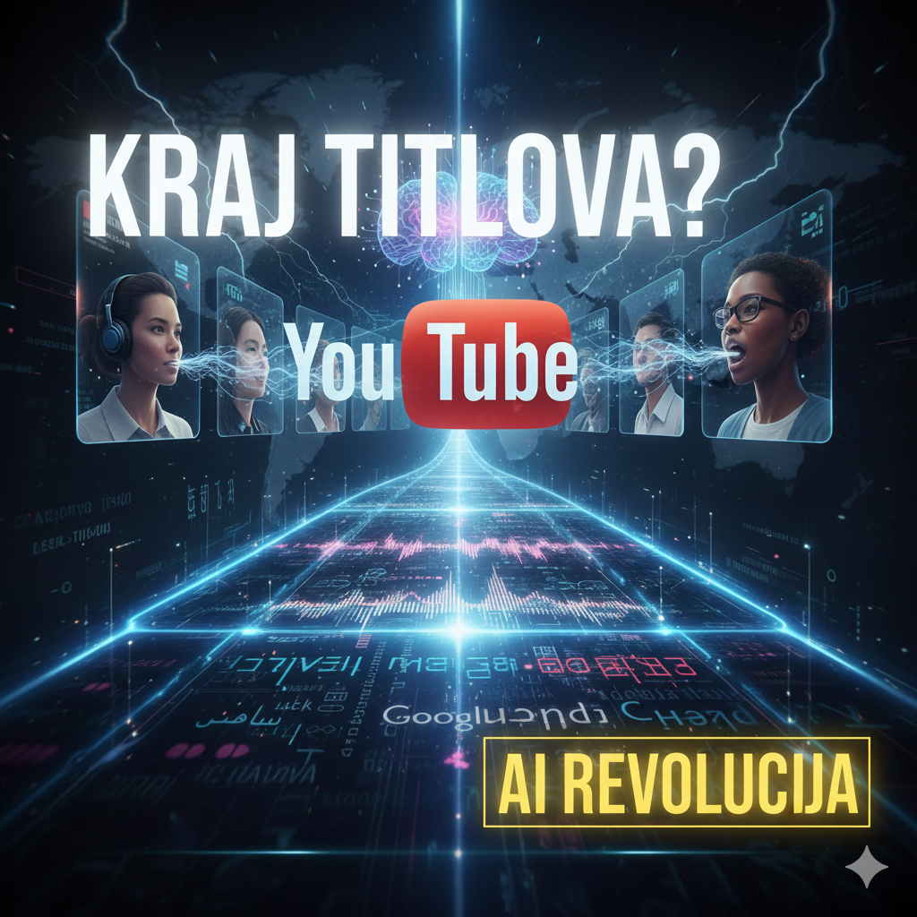 Eksluzivno: "BRUTALNA AI PROMJENA: YouTube uvodi sinhronizaciju na naš jezik, zaboravite titlove zauvijek!