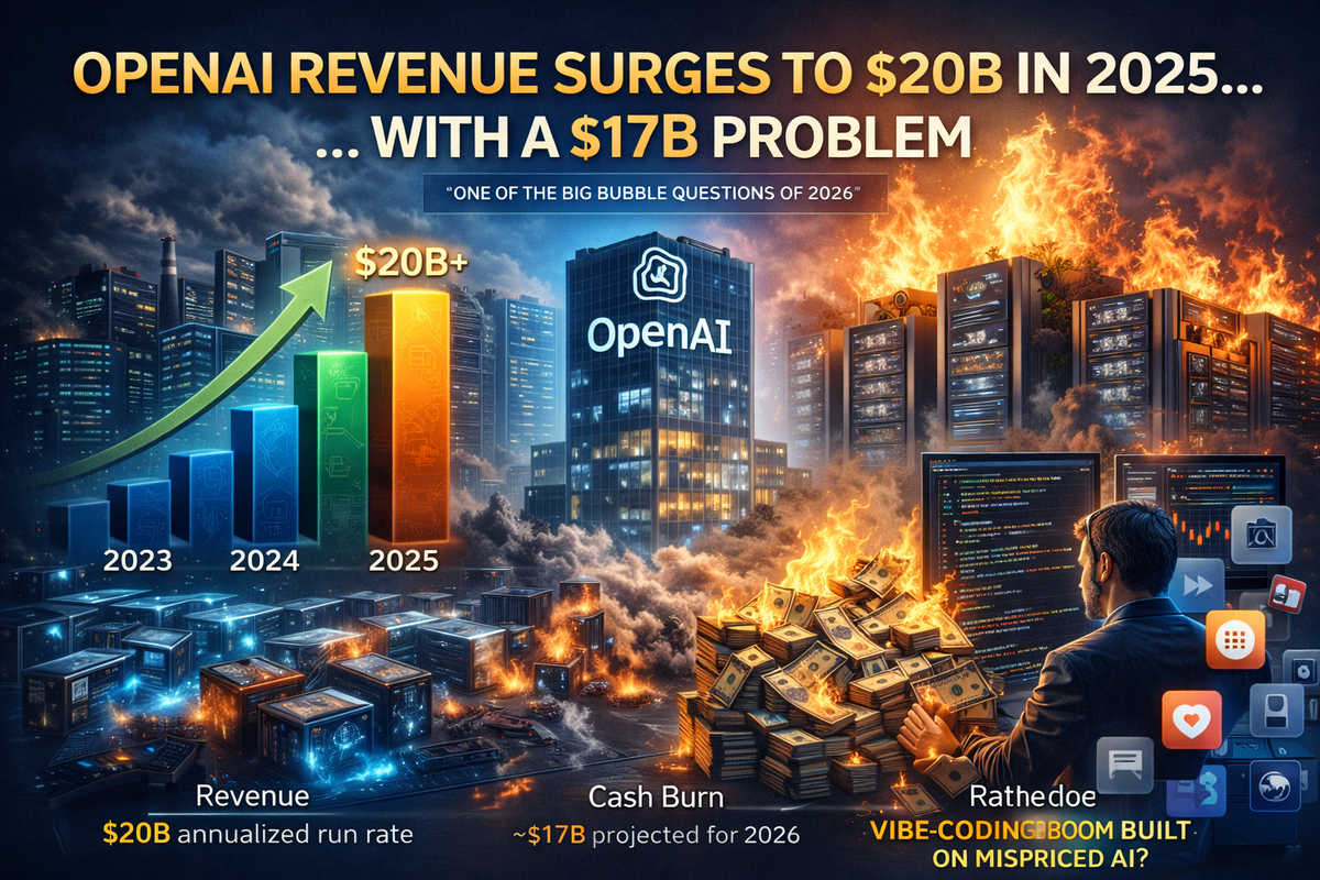 OpenAI probio 20 milijardi dolara prihoda, ali sa gubitkom od 17 milijardi