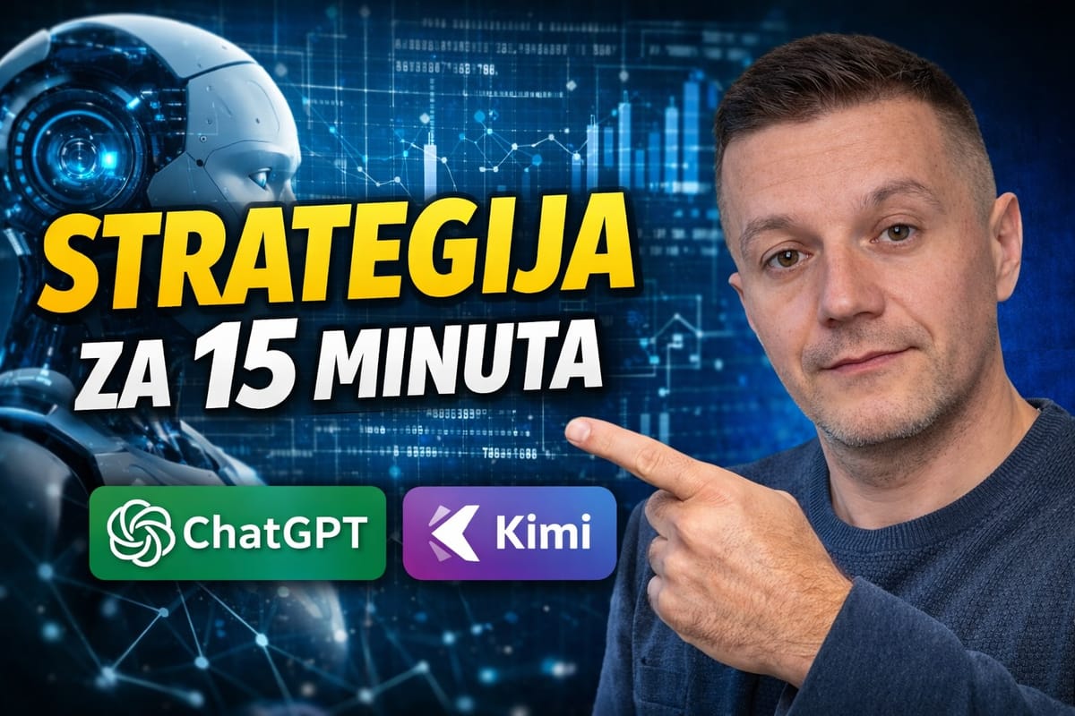 Kako da uz AI Kimi napravite poslovnu strategiju za 15 minuta u Mckinsey stilu(realan workflow primjer)