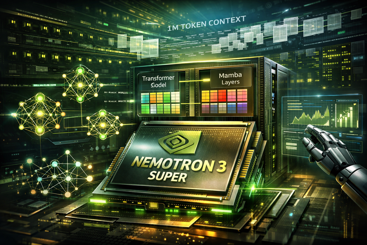 NVIDIA Nemotron 3 Super cilja skupe i spore AI agente