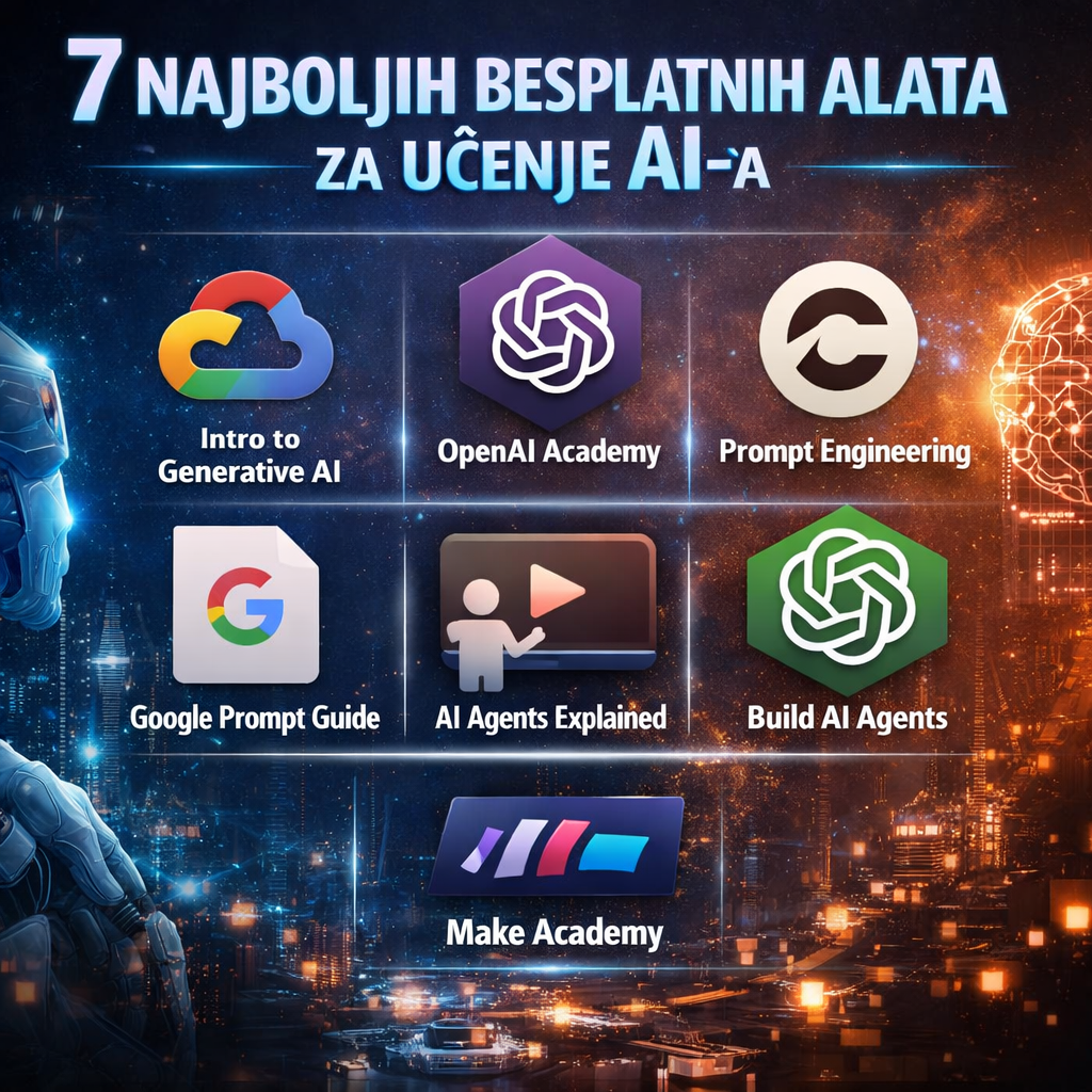 7 besplatnih resursa za učenje AI-a za ne tehničke osobe (besplatno)