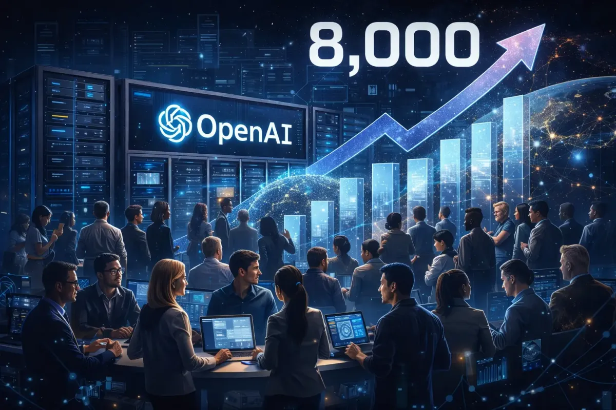 OpenAI planira udvostručiti broj zaposlenih do 8.000