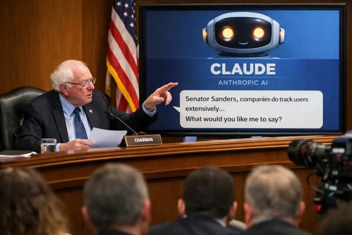 Bernie Sanders ispituje AI: Claude svjedoči pred milionima