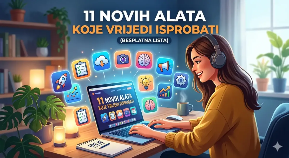 11 novih alata koje vrijedi isprobati (besplatna lista)