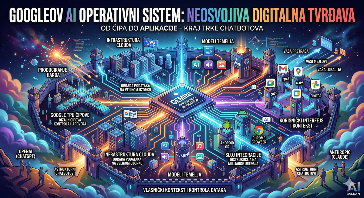 Kraj rata chatbotova! Zašto je Googleov AI ekosistem postao "nevidljiva tvrđava" koju je nemoguće zaobići?