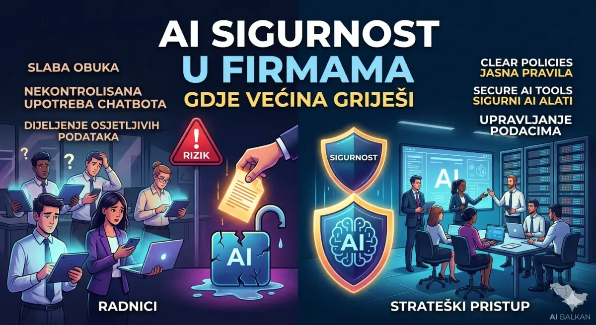 AI sigurnost u firmama, gdje većina griješi (PDF vodič)