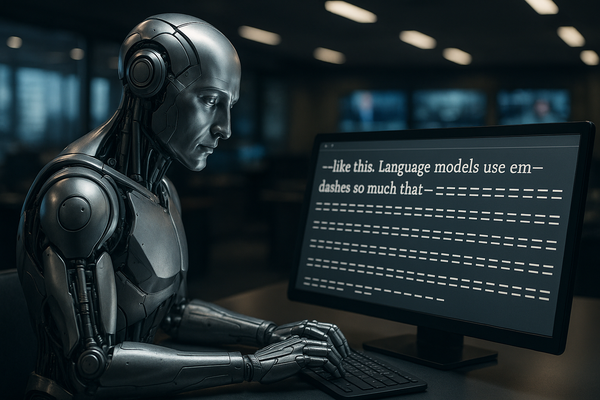 Zašto AI modeli toliko vole em-dash (—) znak interpunkcije koji ih odaje?