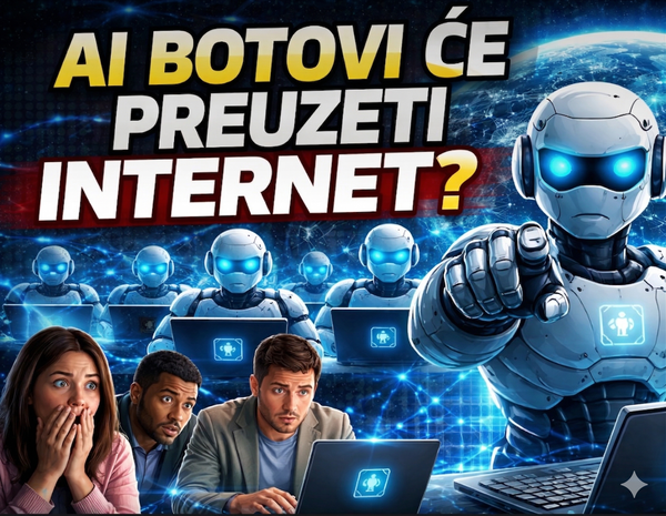 Internet će uskoro biti pun AI botova ljudi više neće biti većina online?