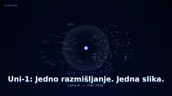 Luma AI predstavio Uni-1: Model koji razmišlja i generiše slike u isto vrijeme