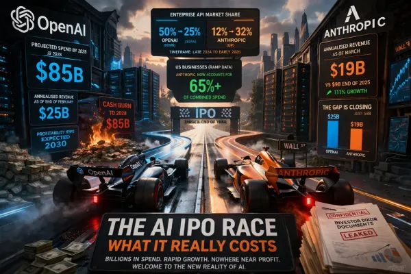 AI IPO trka otkriva šokantne troškove OpenAI i Anthropic-a